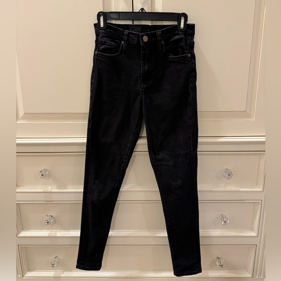 Blank NYC Denim - BlankNYC The Great Jones, High Rise Skinny Black Denim Jeans, Size US 27